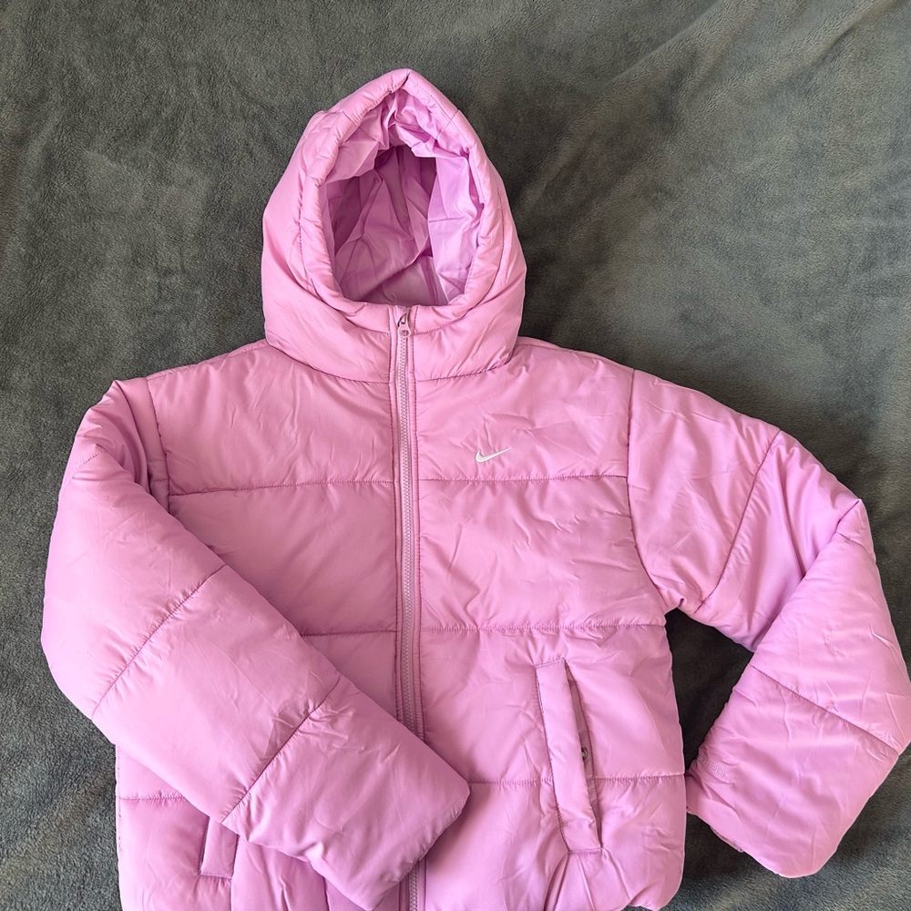 Nike Pink Puffer Jacket